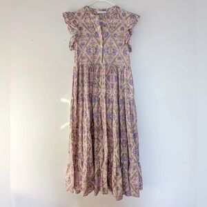 Karlie long floral maxi dress